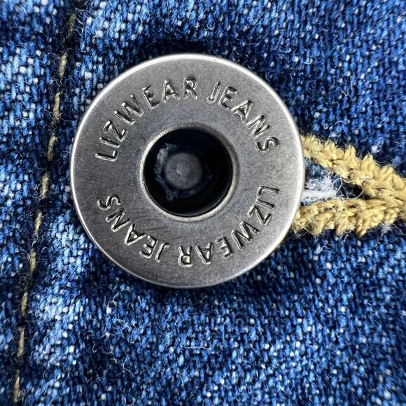 Vintage 90s Lizwear Jeans Liz Claiborne Denim Bib Overalls Size XXL 18-20 *READ* - Picture 6 of 7